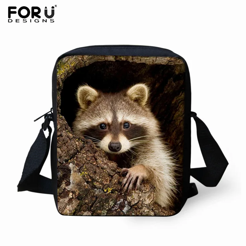 XM499E FORUDESIGNS/комплект школьной сумки с милым принтом енотов; сумки для книг для девочек; школьные сумки для учеников начальной школы; детская сумка; чехол-карандаш - Цвет: XM499E