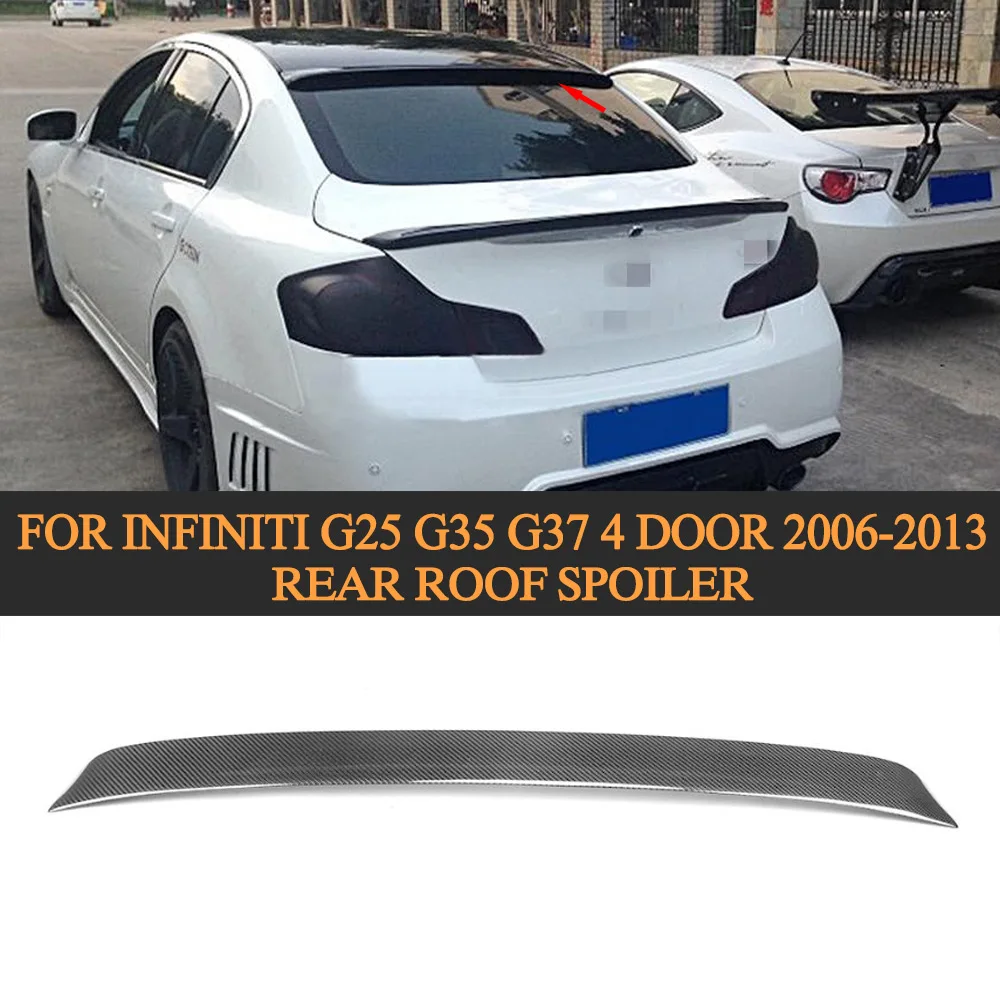 Задний спойлер для Infiniti G25 G35 G37 4 двери 2006 2013|car rear spoiler|rear spoilerwing spoiler |