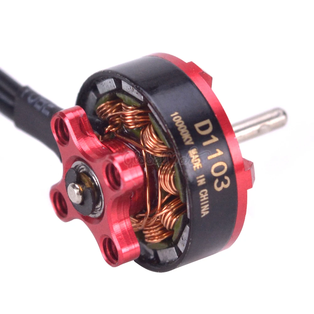 Мини D1103 1103 10000kv 2S миниатюрный бесщёточный электродвигатель для RC крошечный микро 80 мм 90 мм 100 мм 120 мм мультироторный Дрон