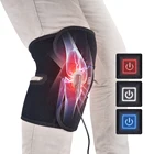 Электрический наколенник для защиты от нагрева, массажер, терапия, регулируемый бандаж, поддержка пояса, артрит, облегчение боли в колене, 3 нагревательных механизма