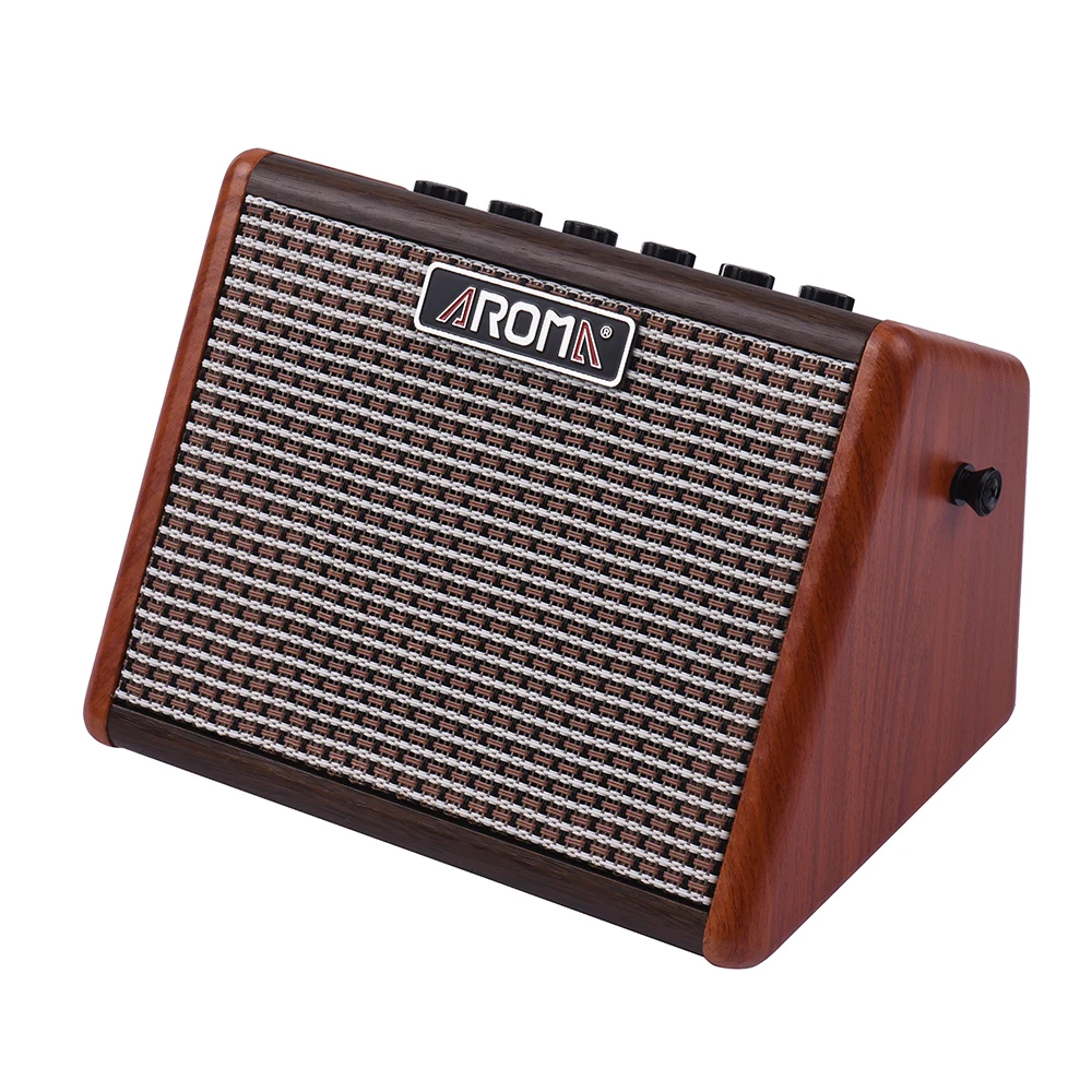 Портативный усилитель для акустической гитары AROMA AG 15A 15 Вт динамика с Bluetooth