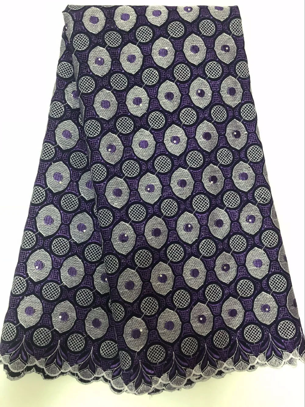 Newest Soft Swiss Voile Lace In Switzerland Latest Embroidered Eyelet African Nigerian Dry Fabric CH003 | Дом и сад