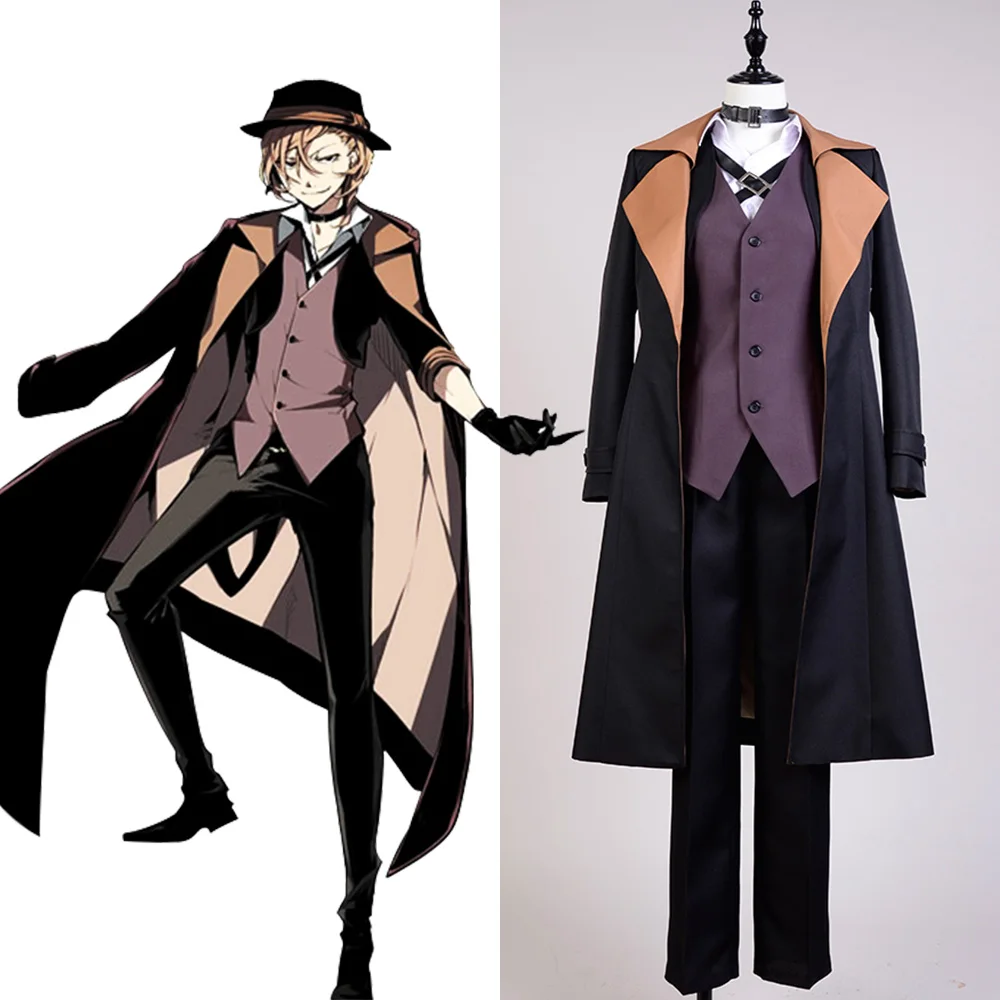 Анимация версия Бунго бродячих собак Косплей маффиа накахара чуя изготовленный