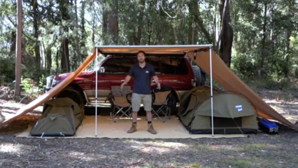 2X3M plus two side Grntamn тент с креплением на машину sidetent тент с двумя 3 м продлить для заднего обзора с Кровельным Покрытием, машинный тент цвет хаки, палатка с боковым входом - Цвет: 2X3M plus two side