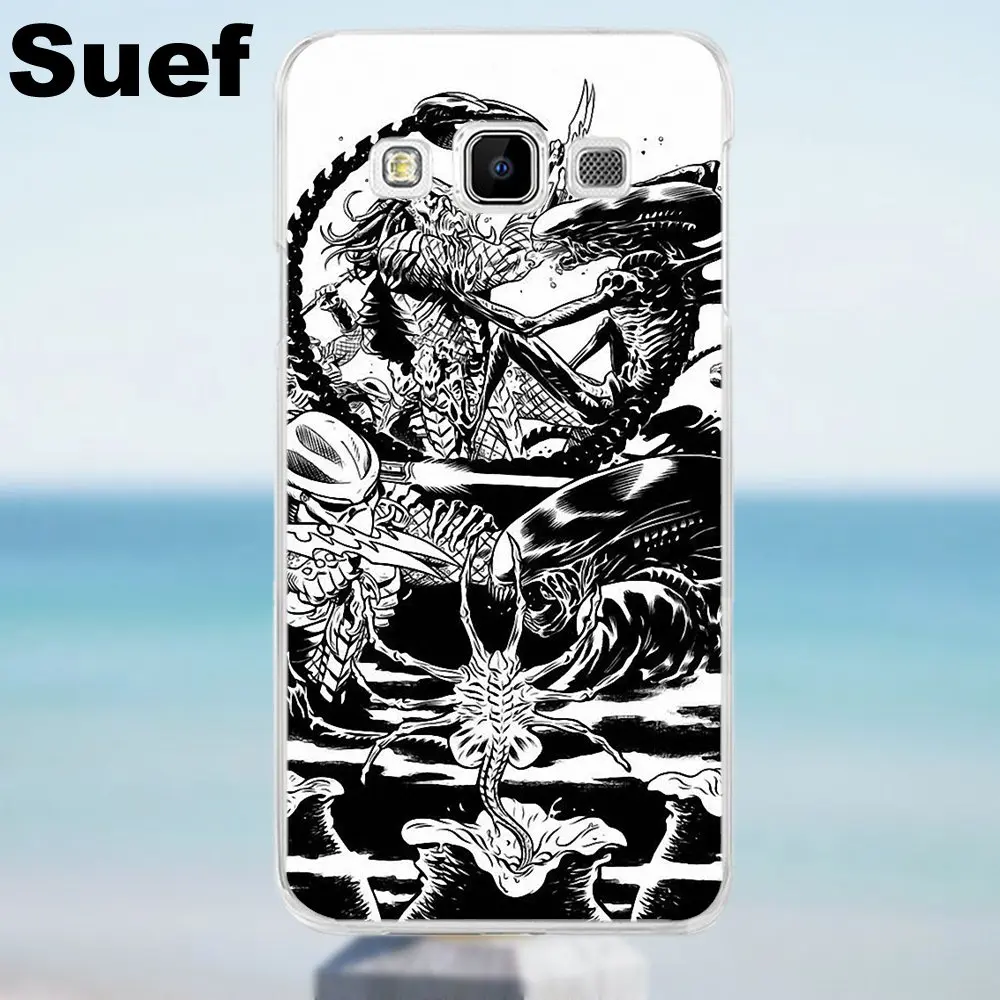 Suef для Galaxy Alpha Core Prime Note 2 3 4 5 S3 S4 S5 S6 S7 S8 mini edge Plus TPU Cool Best Alien Vs Predator Avp Hunter | Мобильные