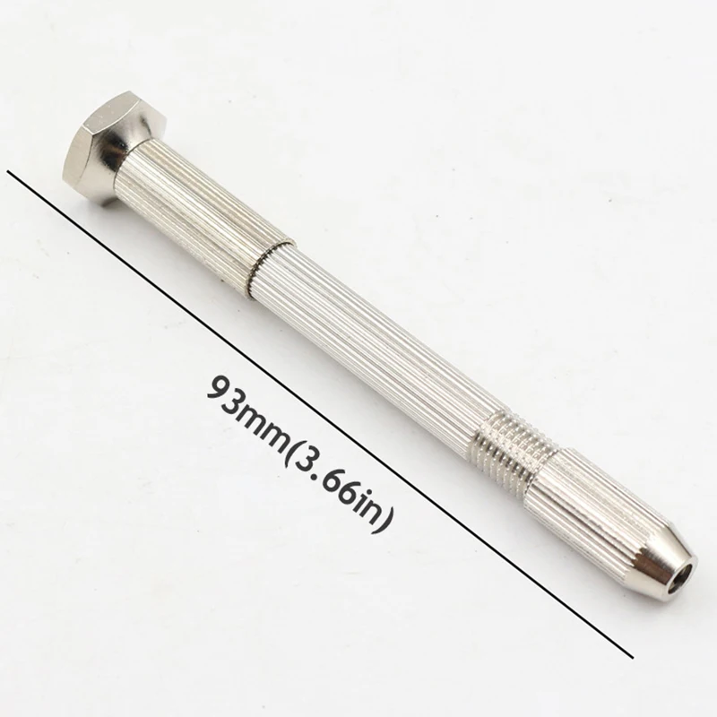 Миниатюрная алюминиевая ручка для ручной дрели с бесключевым патроном |