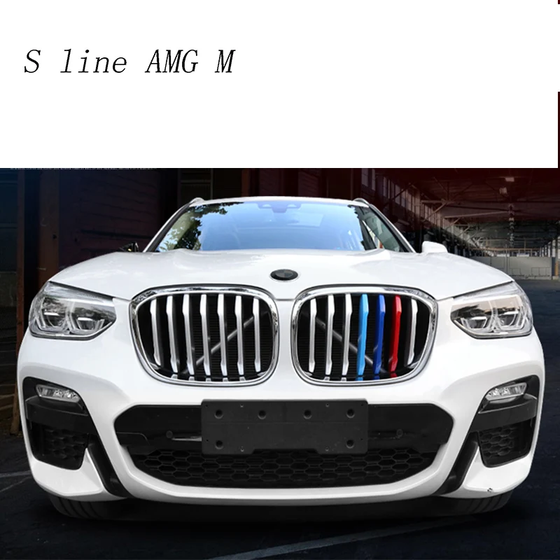 Автомобильный Стайлинг для BMW X3 G01 X4 Передняя средняя решетка гриль отделка