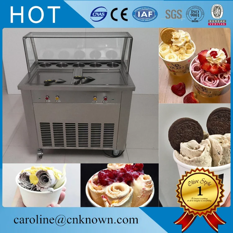 Многофункциональная плоская сковородка ролл из жареного мороженого машина