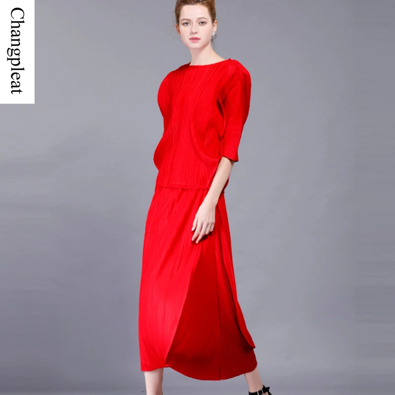 Changpleat летняя коллекция 2017 Для женщин наборы miyake плиссированные необычного
