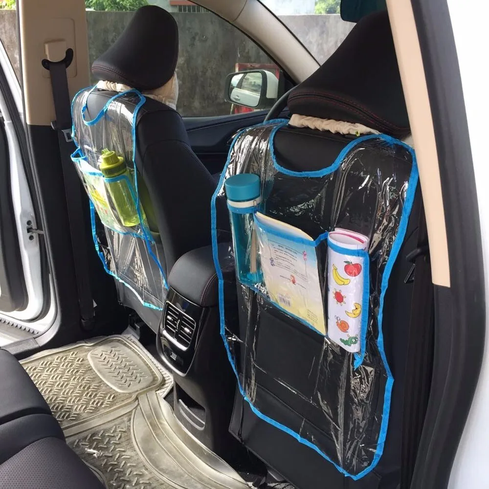 1PC Car Auto Seat Back Protector Cover For Children Kick Mat Storage Bag | Автомобили и мотоциклы