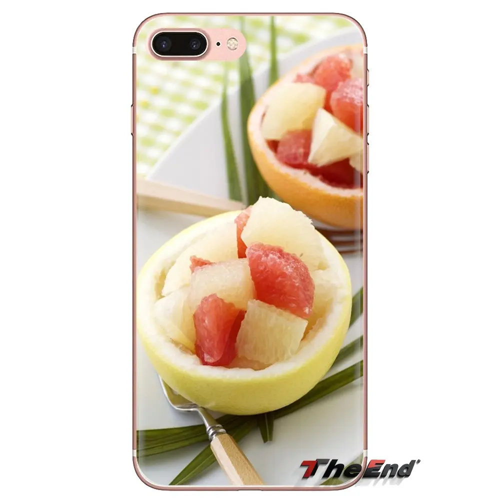 Transparent Soft Shell Covers Food Wallpaper Grapefruit For Xiaomi Redmi 4A S2 Note 3 3S 4 4X 5 Plus 6 7 6A Pro Pocophone F1 |