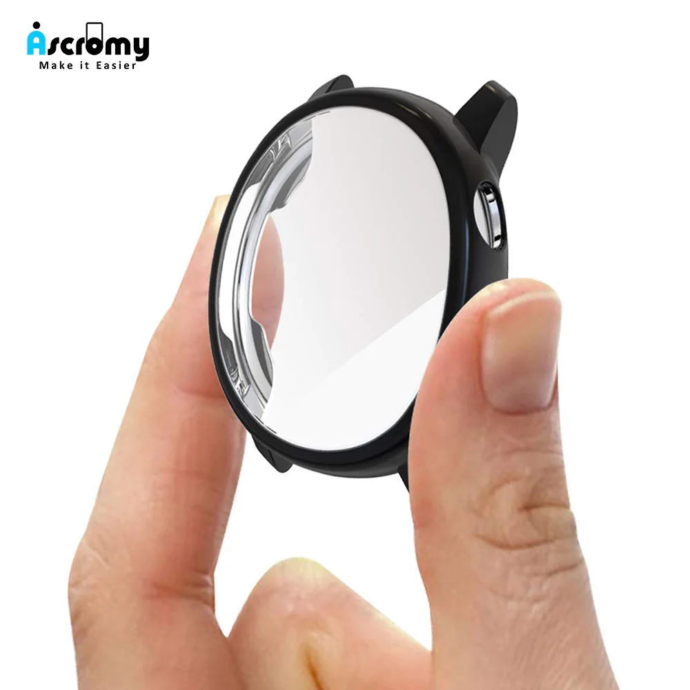 Ascromy TPU Защитный чехол для экрана Samsung Galaxy Watch Active 40 мм силиконовый защитный