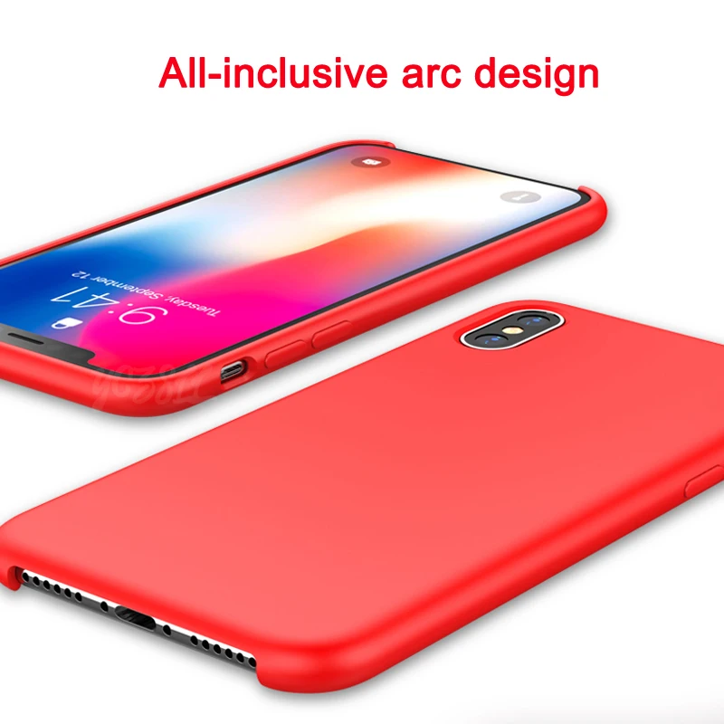 Arvin оригинальный силиконовый чехол для iPhone 7 8 телефона X XR XS Max Официальный 6 6S Plus 5 5S