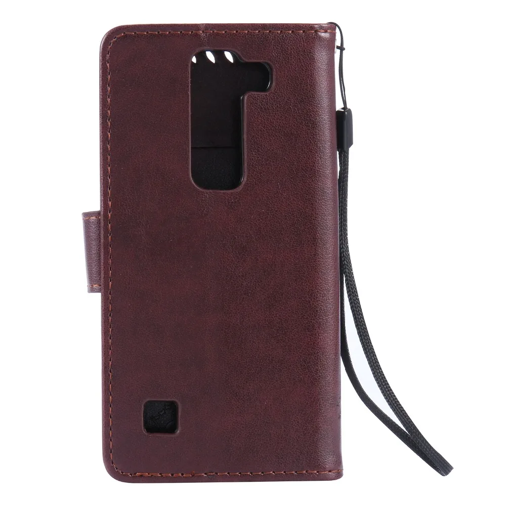 Кожаный чехол для coque LG Spirit 4G LTE C70 H420 H422 H440N Tree сумки мобильного телефона +