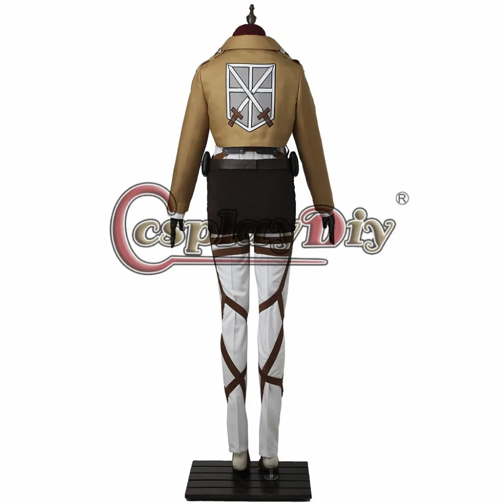 Косплей Сделай сам Аниме атака на Титанов Микаса Акерман косплей костюм для