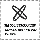 SUMRAY Ремень ГРМ HTD 3M-210/213/216/219/222/225/228/231/234/237 мм Шаг Длина резиновые водителя Ремни для 3M шкивов, комплект из 2 предметов