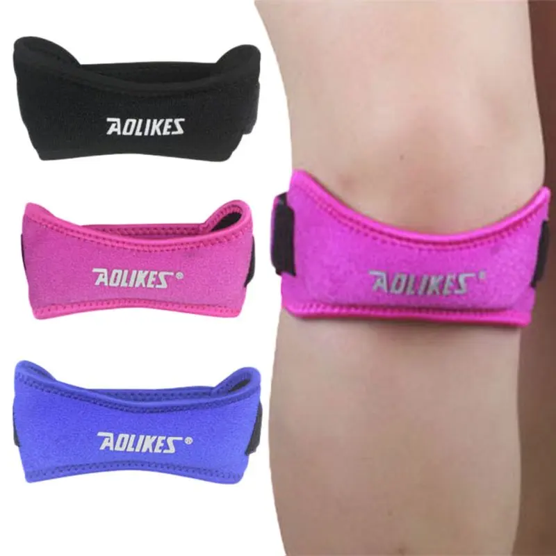 Регулируемый фиксатор колена 1 шт. дышащий защитный наколенник | Спорт и