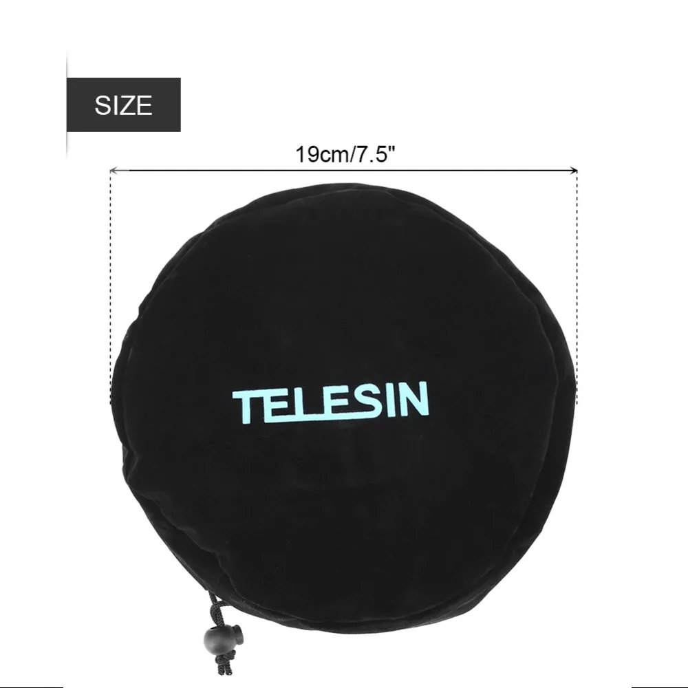 TELESIN нейлоновый чехол с купольным портом для Gopro чехол для купола камеры для Go Pro 5 и для Xiaomi Yi для SJCAM экшн-камеры