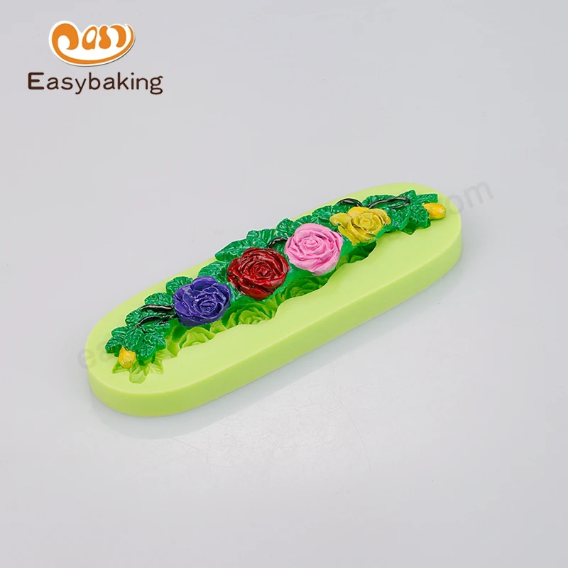 Рельефные 3D силиконовые формы украшения для свадебного торта помадки мастики