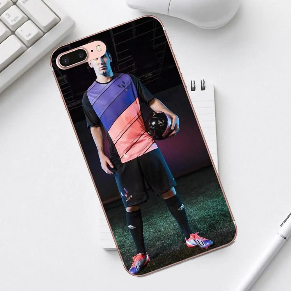Футбол Спорт звезды мягкий TPU Live Love телефон для iPhone 4 4S 5 5C SE 6 6S 7 8 Plus X XS Max XR Galaxy A3 A5 J1