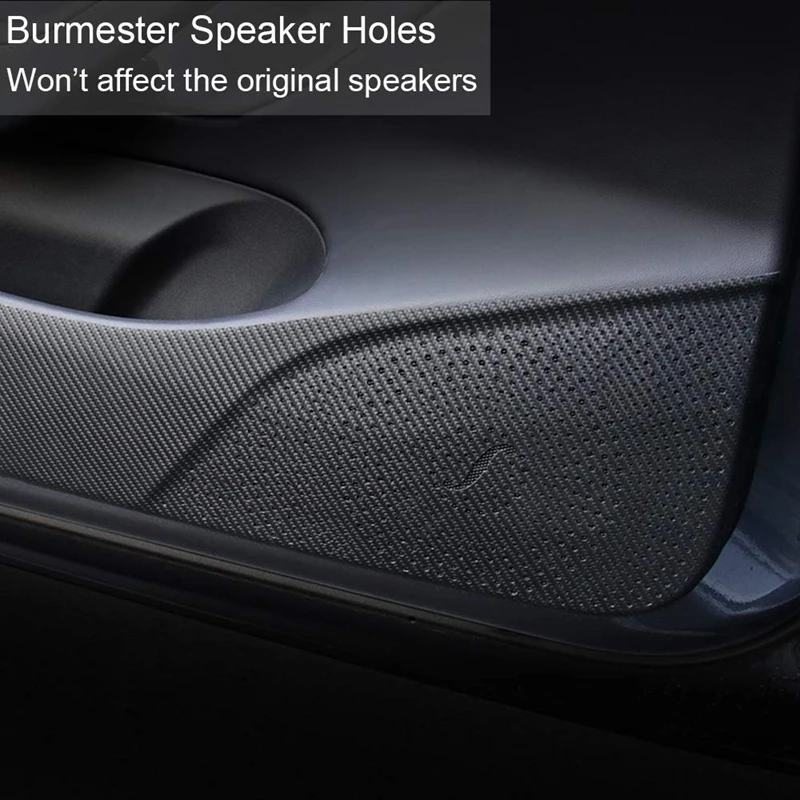 For Tesla Model 3 Door Anti-Kick Mat Leather Carbon Fiber Protector(4 Pcs/Set)Car Interior Accessories |