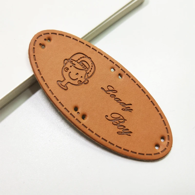 10 шт. этикетки ручной работы из искусственной кожи/бирки для шитья