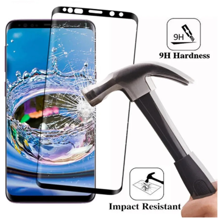 20D полное покрытие закаленное стекло для samsung galaxy S8 S9 S10 Plus S7 Edge Note 8 9 10 Plus защита экрана закаленное стекло