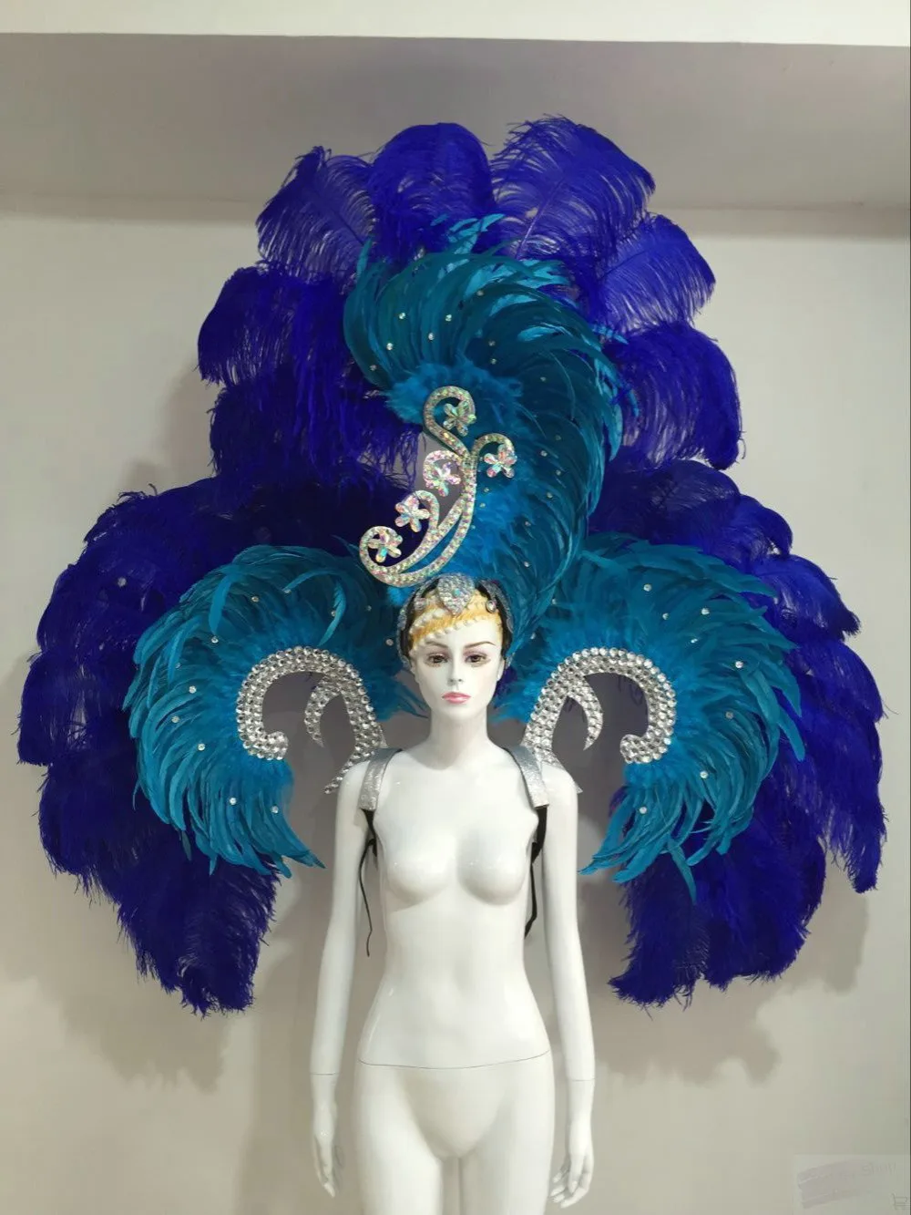 Hi Melody сексуальные женские костюмы для косплея Самба карнавал перо задняя часть