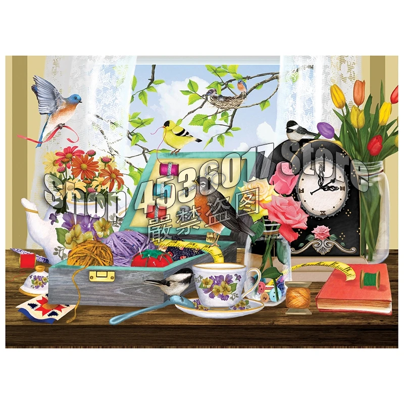 

Набор для алмазной вышивки «сделай сам», Набор для вышивки крестиком, мозаика, картина с птицами, искусство, украшение для дома, подарок