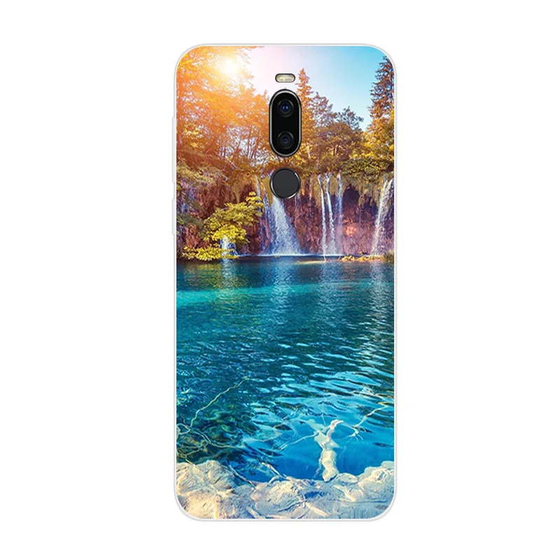08 Чехол для Meizu X8 X 8, прозрачный гелевый мягкий чехол для телефона 6,2 дюйма для Meizu X8, Ультратонкий защитный чехол из ТПУ с рисунком земли - Цвет: 08