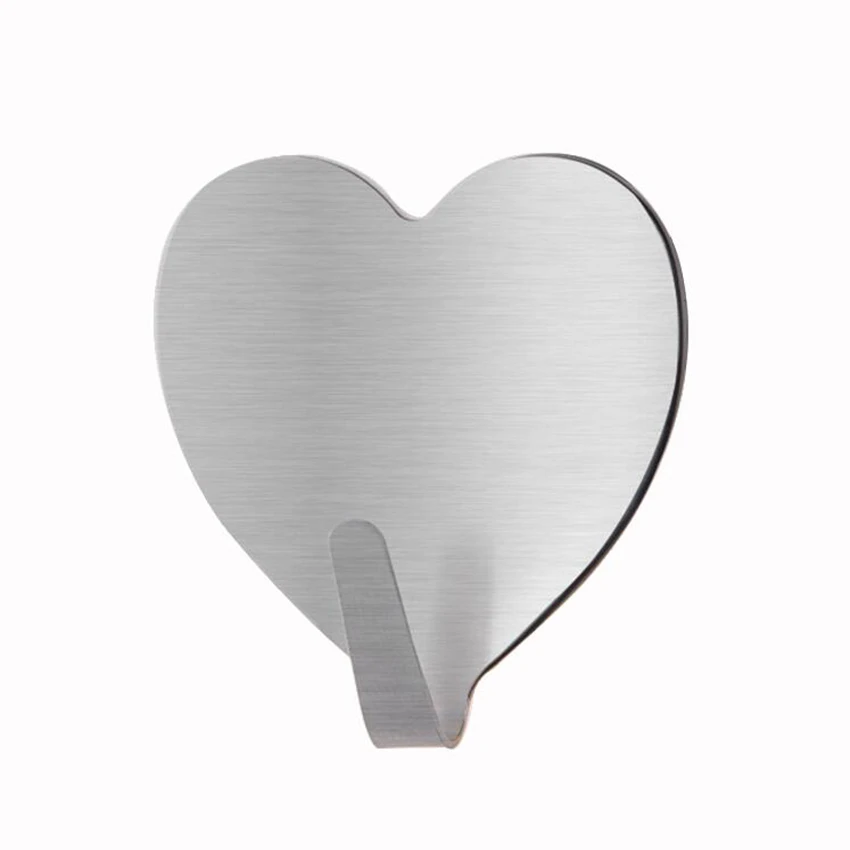 1 шт. Крючки из нержавеющей стали для влюбленных в форме вешалка с крючком кухни