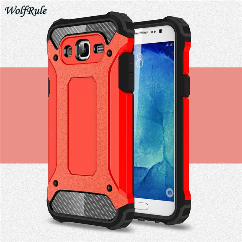 WolfRule For Cover Samsung Galaxy J7 Case TPU &amp PC Armor Phone J700 2015 | Мобильные телефоны и аксессуары