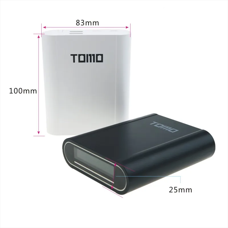 Зарядное устройство TOMO T4 18650 зарядное 2 порта Usb 5V2A зарядка для 4 шт. литиевых