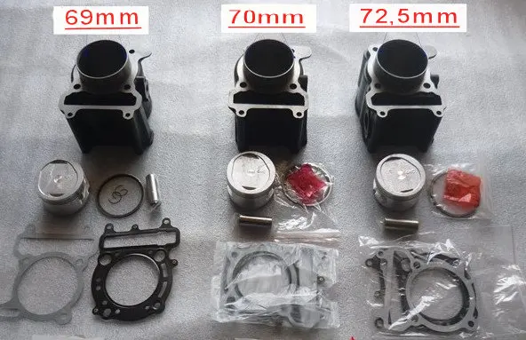 Цилиндр, для yamaha yp250, yp300, Majesty 250, Majesty 300, цилиндр, поршень, 69 мм, 70 мм, 72,5 мм, 250cc, 260cc, 300cc, высокое каечство, цпг, цпг комплект