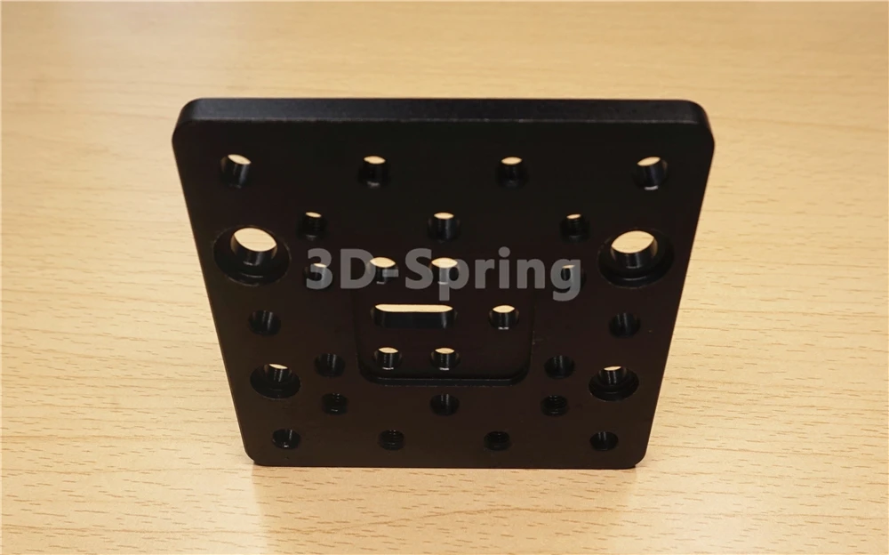 1Pcs C-Beam Gantry Plate For Openbuilds Aluminum CNC 77.15x77.15x6 77.15*77.15*6 mm Sandblasting oxidation 3D Printer | Компьютеры и