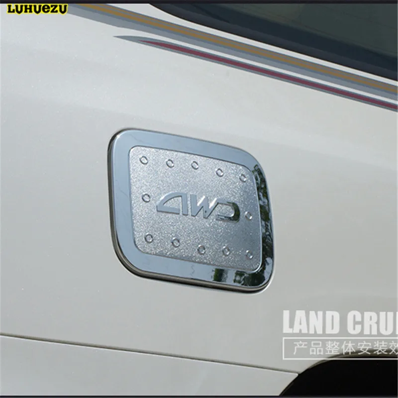 Luhuezu хромированная крышка топливного бака для Toyota Land Cruiser 200 LC200 аксессуары 2008-2017 |