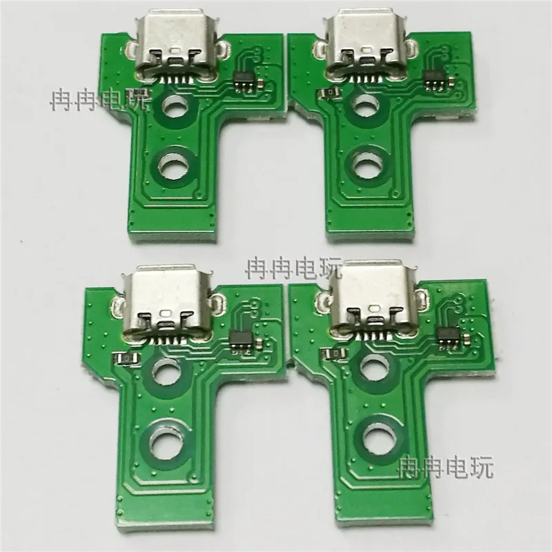 Запасной разъем USB для зарядки 12pin 3 0 F001 игрового контроллера Playstation 4 PS4 запасные