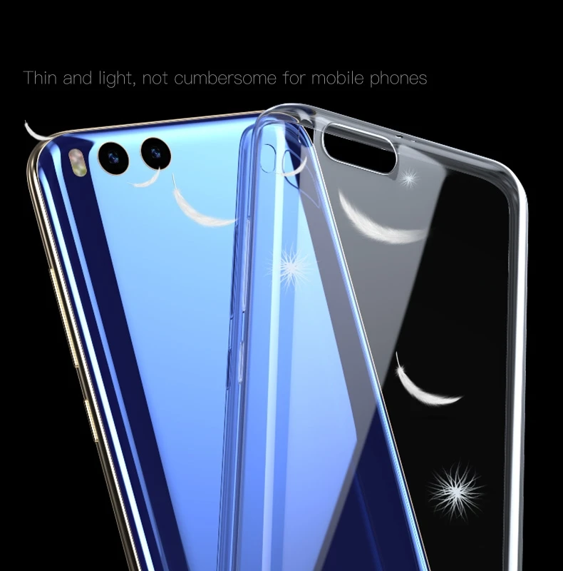 Прозрачный чехол для Xiaomi mi note 3 прозрачная задняя крышка мягкий силиконовый |