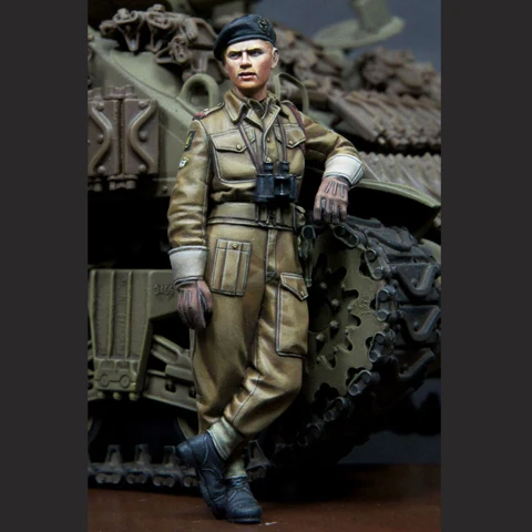 

1/35 Британский RAC AFV Crew #1 набор из смолы солдатики GK военная тема для второй мировой войны комбинация без покрытия без цвета