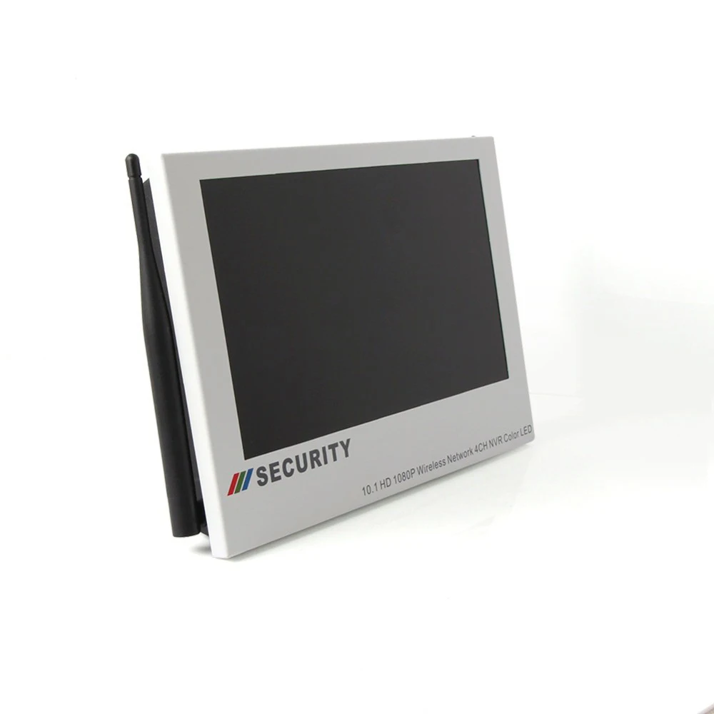 Комплект с поддержкой Wi-Fi NVR 4CH 960 P ЖК-монитор 10 1 дюйма 1080 беспроводная ip-камера 4*1 3