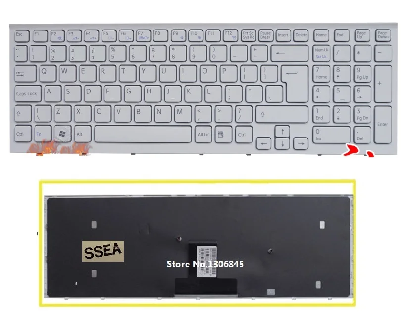 SSEA новая клавиатура с интерфейсом пользовательского интерфейса английская