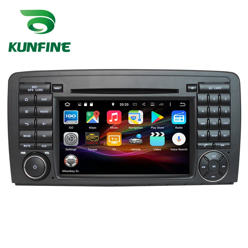 Восьмиядерный 4 Гб ОЗУ 64 Гб ПЗУ Android 9,0 автомобильный DVD gps мультимедийный плеер стерео для Benz R W251 2006 года радио головное устройство