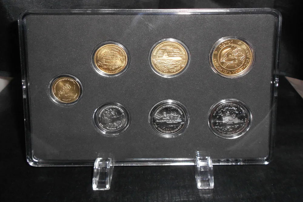 1 компл./лот комплект копий of Coin 300 лет Российского флота и 50 наборов victory|set of|set lotset