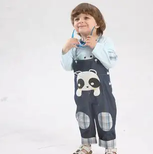new baby clothing set girl boy 2pcs suit long-sleeve cartoon t shirt + overalls denim pants sets | Детская одежда и обувь