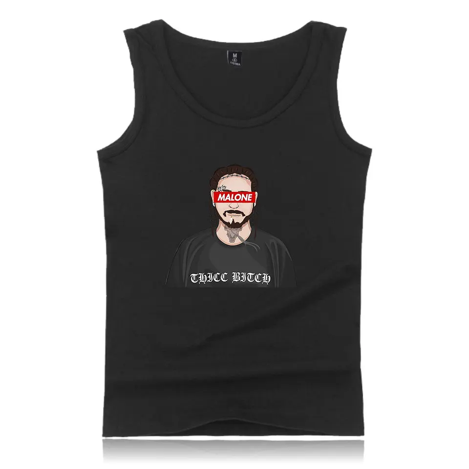 Post Malone Tank 2018 хип-хоп мужские и женские модные топы на бретелях забавные уличные