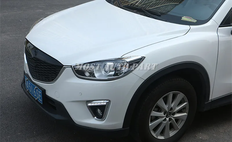 Хромированная рамка для передней фары ABS Mazda CX-5 KE 2012-2016 автомобильные аксессуары