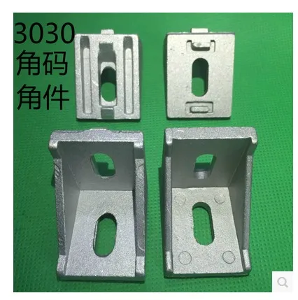 20pcs/lots 3030 corner fitting angle aluminum 35 x 35 L connector bracket fastener match use 3030 industrial aluminum profile 20pcs/lots 3030 corner fitting angle aluminum 35 x 35 L connector bracket fastener match use 3030 industrial aluminum profile