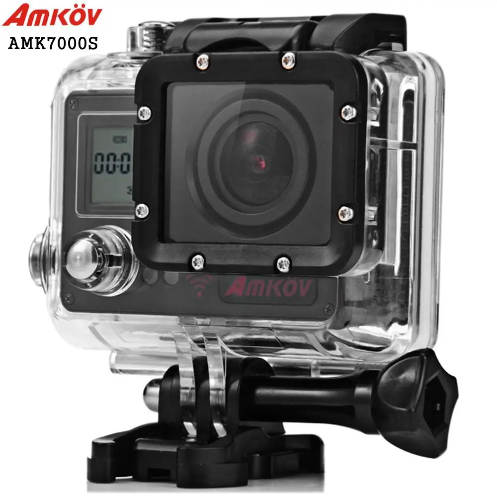 Amkov AMK7000S 4 К Ultra HD 2 &quotTFT WiFi действие Камера DV Sunplus 6350 м SPCA6350 OV4689 ImageSensor 170 градусов