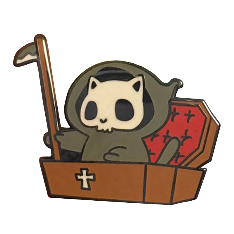 

Reaper cat Enamel pin badge