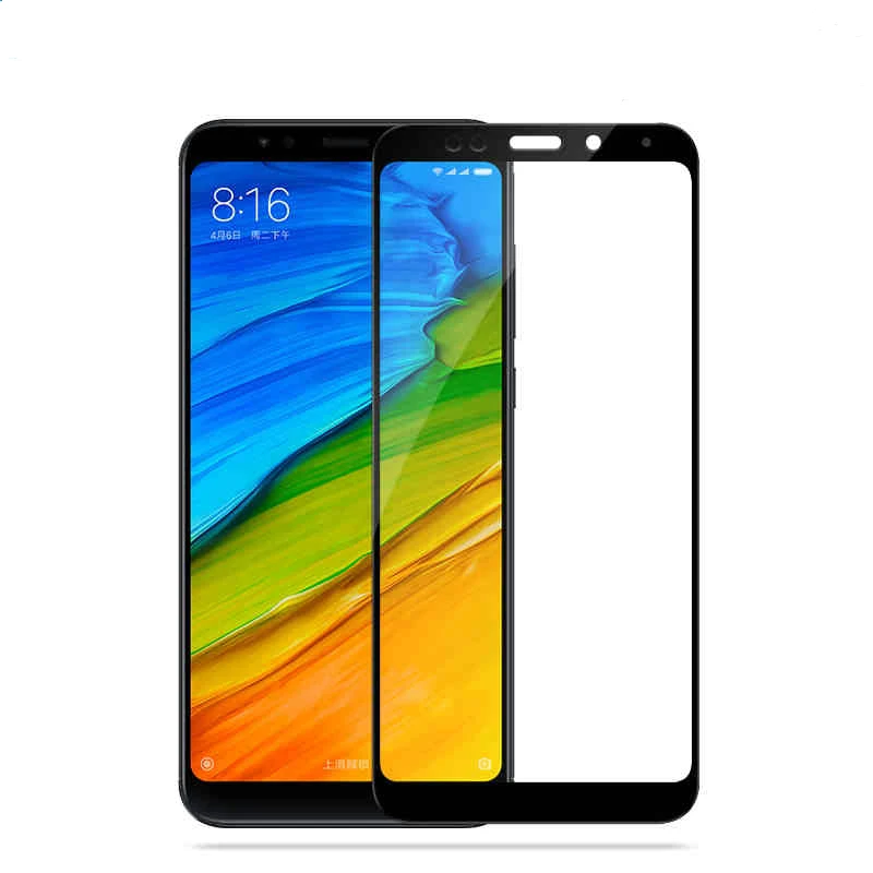 Закаленное стекло для Xiaomi Redmi 5 9H защита экрана с полным покрытием Plus 16 ГБ 32 64